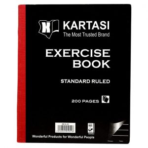 Hard Cover Exercise Book 200 Pages Kartasi  ( Cover Design May Vary )