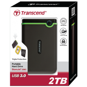 Transcend Trancend StoreJet - External Hard Drive - 2TB