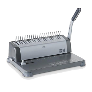 Generic A4 Comb Binder Binding Machine-Grey-Black-Multicolor