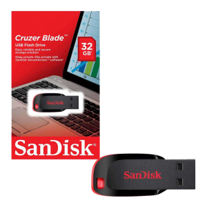 Sandisk Flash Drive Red Black 32GB